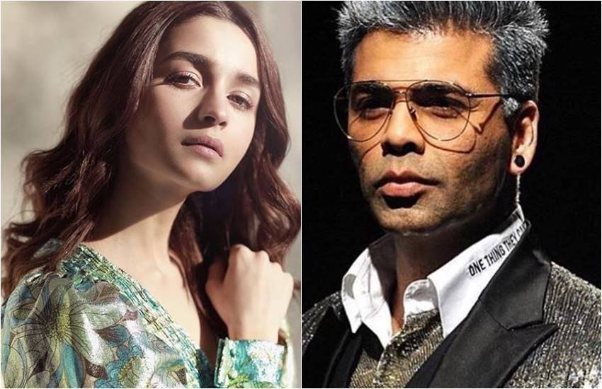Alia Bhatt, alia bhatt comment on karan johar, alia bhatt in Kalank Producered by karan johar, karan johar react and then cried in front of public, karan johar cried because of alia bhatt, entertainment new, bollywood news, television news