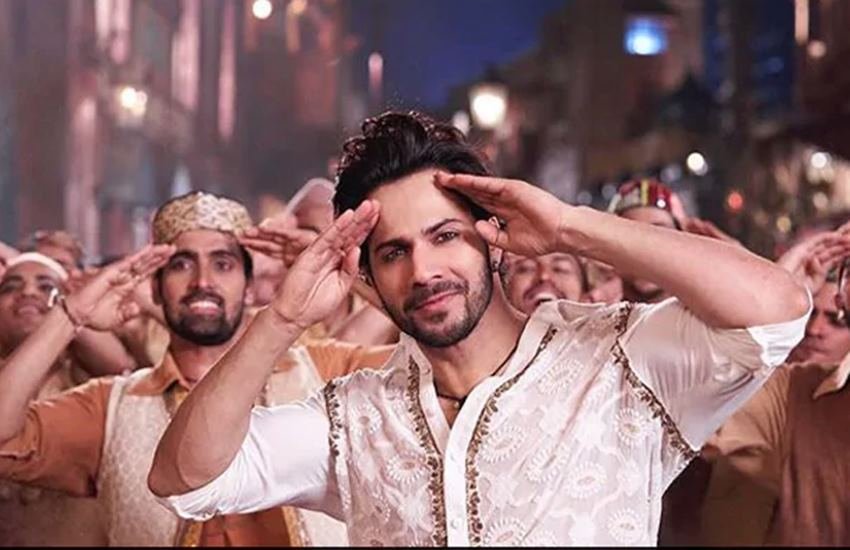 फिल्म के एक गाने के शॉर्ट में वरुण धवन