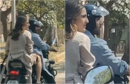 Sara Ali Khan and Kartik aryan, Sara Ali Khan In Legal Trouble, sara ali khan not wearing Helmet in delhi traffic, sara ali khan With Kartik Aaryan in Delhi Traffic, Delhi police will take action on saif ali khan daughter sara, sara ali khan daughter of saif ali khan, entertainment news, bollywood news, television news, entertainment news