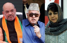 Jammu and Kashmir, Farooq Abdullah, NC, Mehbooba Mufti, PDP, BJP, Manifesto, Article 370, Article 35A, Amit Shah, State News, National News, 2019 Elections News, Hindi News