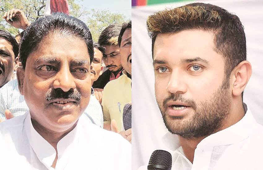महगठबंधन से रालोसपा के भूदेव चौधरी और राजग से लोजपा के चिराग पासवान।