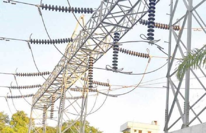 High tension power line