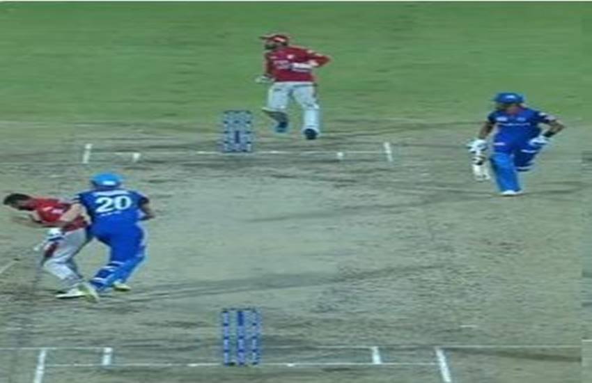 दिल्ली बनाम पंजाब के बीच मैच।