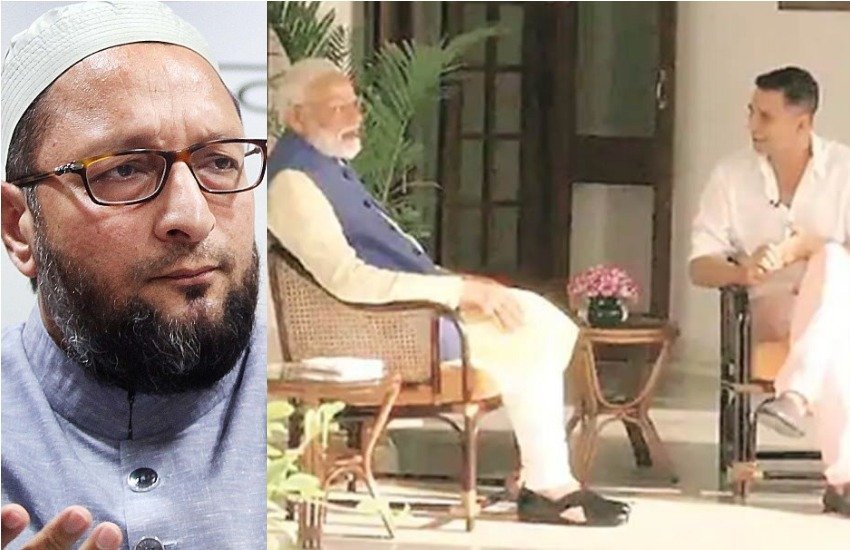 Loksabha Elections 2019, Asaduddin Owaisi, AIMIM Chief, Dig, Fun, BJP, PM, Narendra Modi, Non Political Interview, Bollywood Actor, Akshay Kumar, Namo TV, Video, National News, Hindi News