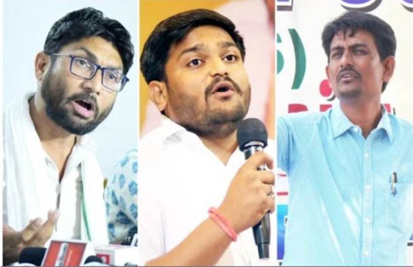 जिग्नेश मेवानी, हार्दिक पटेल, अल्पेश ठाकोर (फाइल फोटो सोर्स, जनसत्ता)