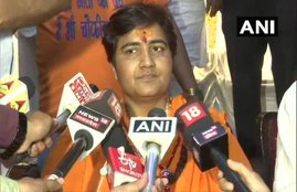 Loksabha Elections 2019, Elections 2019, Pragya Singh Thakur, Sadhvi Pragya, BJP, Bhopal, MP, Mumbai ATS Chief, Late Hemant Karkare, Hemant Karkare, Death, Bullet, Terrorists, Enemy Country, Pakistan, Martyr, India News, Hindi News