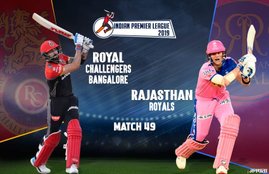 IPL 2019, Rajasthan Royals, Royal Challengers Banglore
