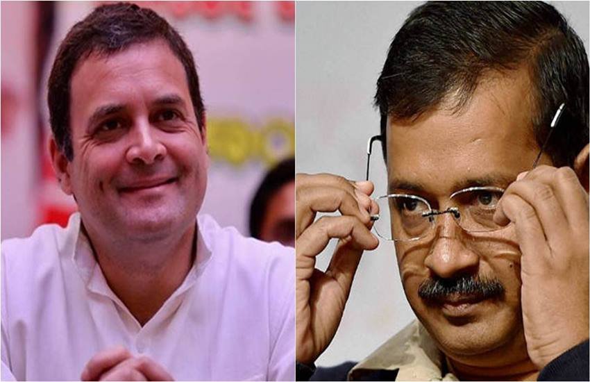 राहुल गांधी और अरविंद केजरीवाल, फोटो सोर्स- इंडियन एक्सप्रेस