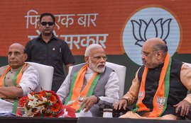 narendra modi, modi photo, modi shah photo, narendra modi with amit shah, amit shah photo, bjp sankalp patra