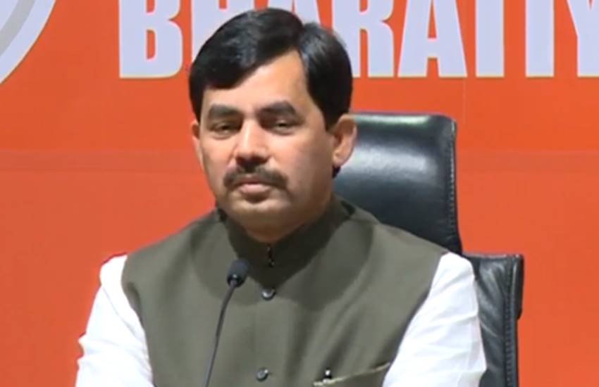 भाजपा नेता सैयद शाहनवाज हुसैन। (Photo: Twitter@ShahnawazBJP)