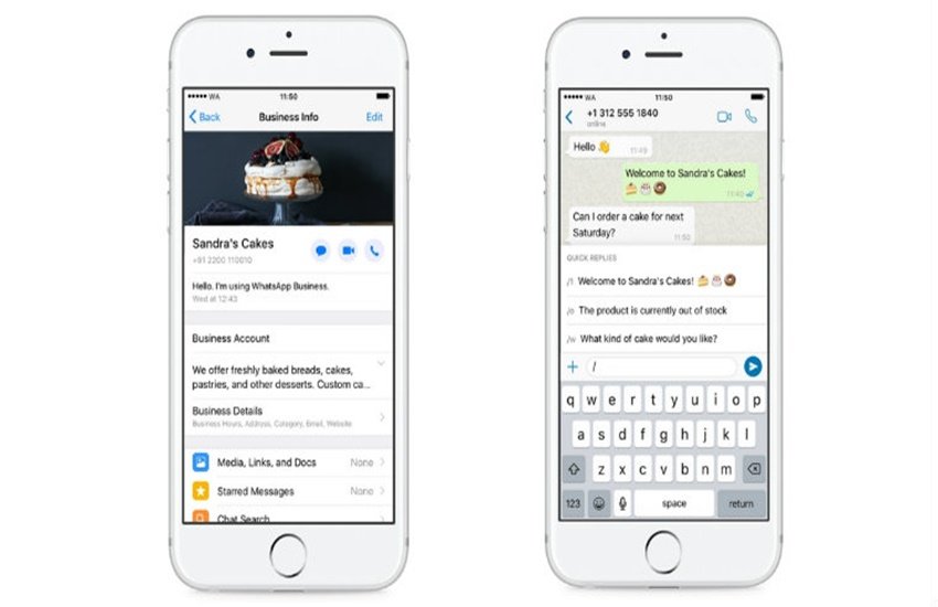 Whats App. iPhone, whats app Bussiness