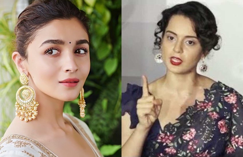 आलिया भट्ट और कंगना रनौत। 