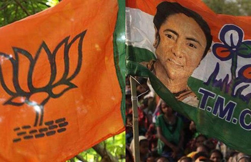 बीजीपी और टीएमसी (फोटो सोर्स : इंडियन एक्सप्रेस)
