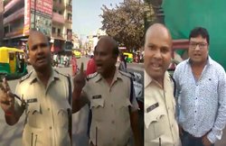 Madhya Pradesh: ईमानदारी से चालान काटना चाह रहा था पुलिसकर्मी, युवक ने कांग्रेसी नेता का नाम लेकर डराया, वीडियो VIRAL