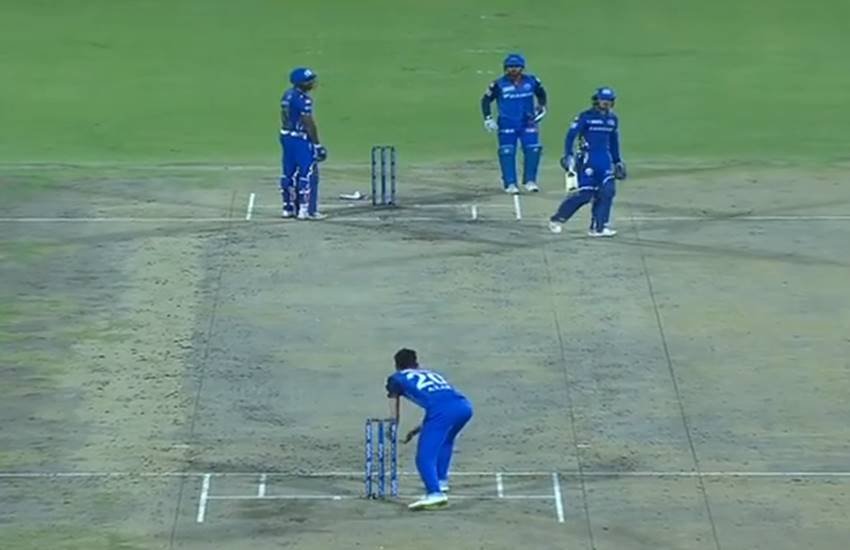 मैच के दौरान की तस्वीर। (फोटो सोर्स- स्क्रीनशॉट/ipl)