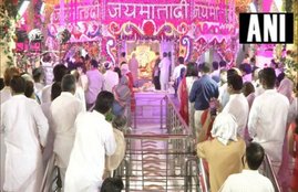 devotees visiting temple