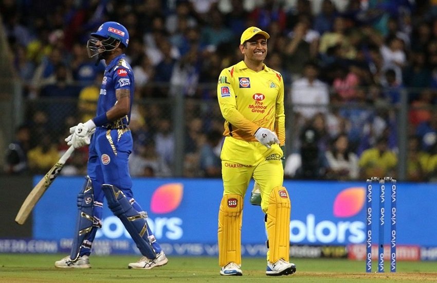 IPL 2019: धोनी ने पांड्या को आउट करने के लिए किया कुछ ऐसा (source - IPL Ofiicial site) 