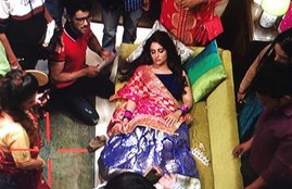 Dipika Kakar,Dipika Kakar faints,Dipika Kakar faints on Pani Puri sets,Dipika Kakar ill,Dipika kakar karan grover,Karan grover