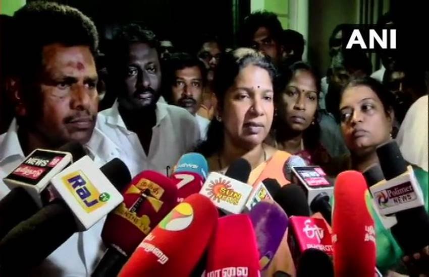 dmk leader kanimozhi