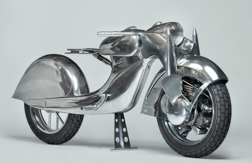 front wheel drive motorcycle, The Killer, front wheel drive bike, Germany, Killinger und Freund, weird bikes in the world, most amazing bike, engine used in front wheel