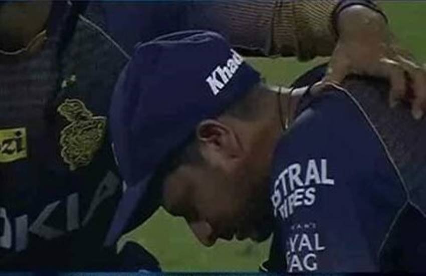 KKR के खिलाड़ी कुलदीप यादव।