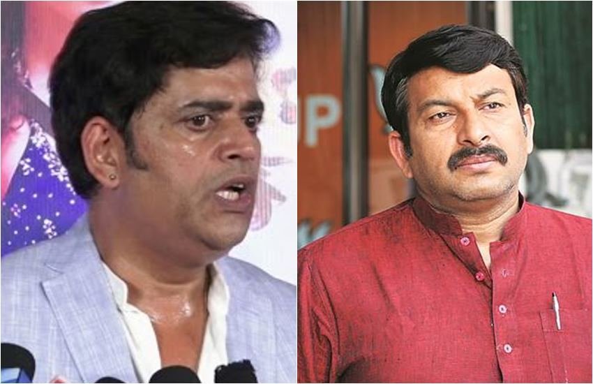 भोजपुरी एक्टर मनोज तिवारी और रवि किशन। हाल ही में रवि किशन भाजपा में शामिल हुए हैं।