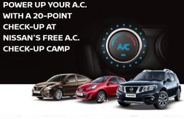 nissan Free AC Check-Up Camp, datsun Free AC Check-Up Camp, nissan discount offer april, datsun discount offer april 2019