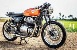 Royal Enfield Interceptor को मॉडिफाई कर बनाया कैफे रेसर