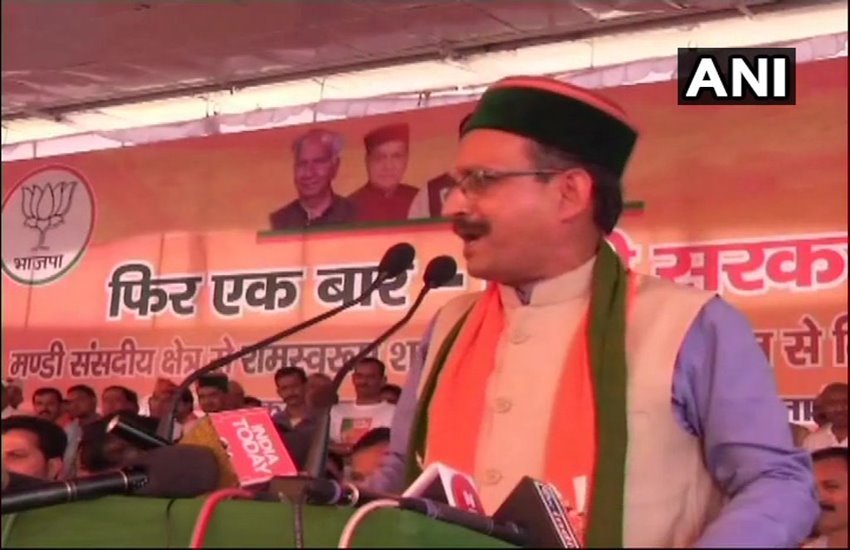 हिमाचल प्रदेश के बीजेपी अध्यक्ष सतपाल सत्ती 
फोटो सोर्स- एएनआई 