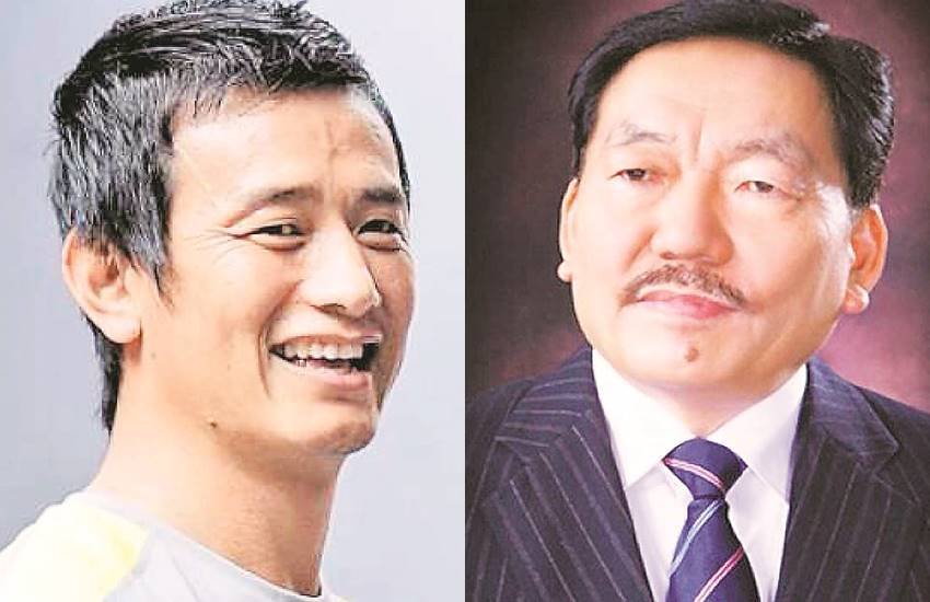 बाइचुंग भूटिया और पवन कुमार चामलिंग बाइचुंग भूटिया और पवन कुमार चामलिंग