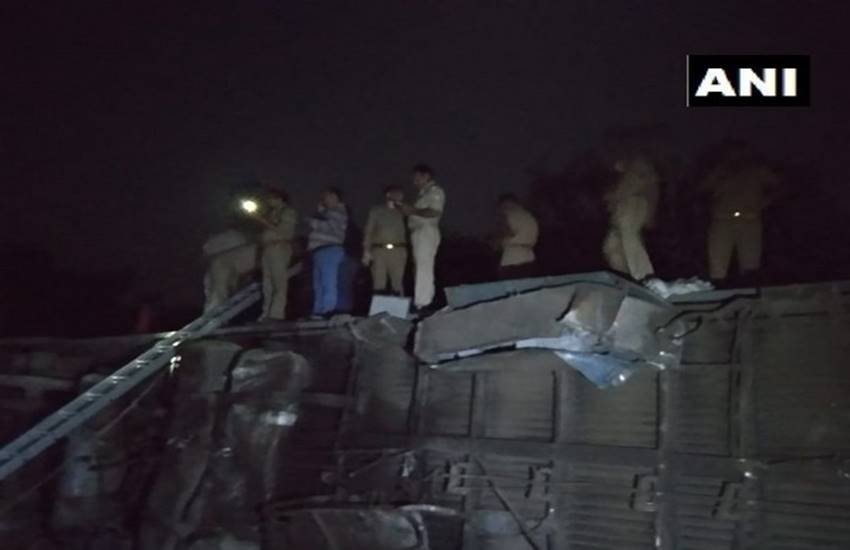 कानपुर के नजदीक ट्रेन हादसा
