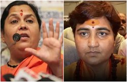 साध्वी प्रज्ञा से तुलना पर उमा भारती ने कसा तंज- वह महान संत, मैं मूर्ख किस्म की प्राणी