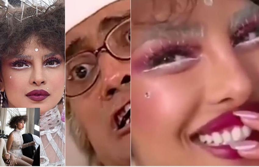 Taarak Mehta Ka Ooltah Chashmah, Taarak Mehta Ka Ooltah Chashmah cast, priyanka chopra, metgala 2019 look of Priyanka Chopra, Priyanka chopra as ghost, priyanka chopra with champak chacha, Priyanka chopra and Champak Chacha comedy video, entertainment news, bollywood news, television news, tv news