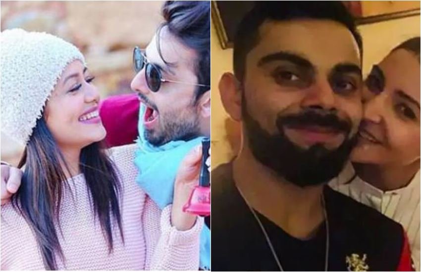 एक तरफ नेहा कक्कड़ एक्स बॉयफ्रेंड हिमांश कोहली, दूसरी तरफ विराट-अनुष्का