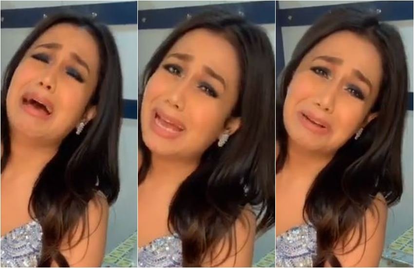 Neha Kakkar, Neha Kakkar cried in Tik Tok, Tik Tok Application, Tik Tok , Download Tik Tok Application, Tik Tok Application, Fun Application, Neha Kakkar in Tik Tok Application, see full video of Neha Kakkar, bollywood singer Neha Kakkar, Tik Tok Application, entertainment news, bollywood news, television news