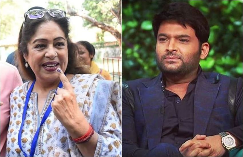 किरण खेर और दूसरी तरफ कपिल शर्मा