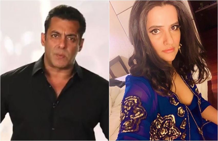 सलमान खान और दूसरी तरफ सोना महापात्रा