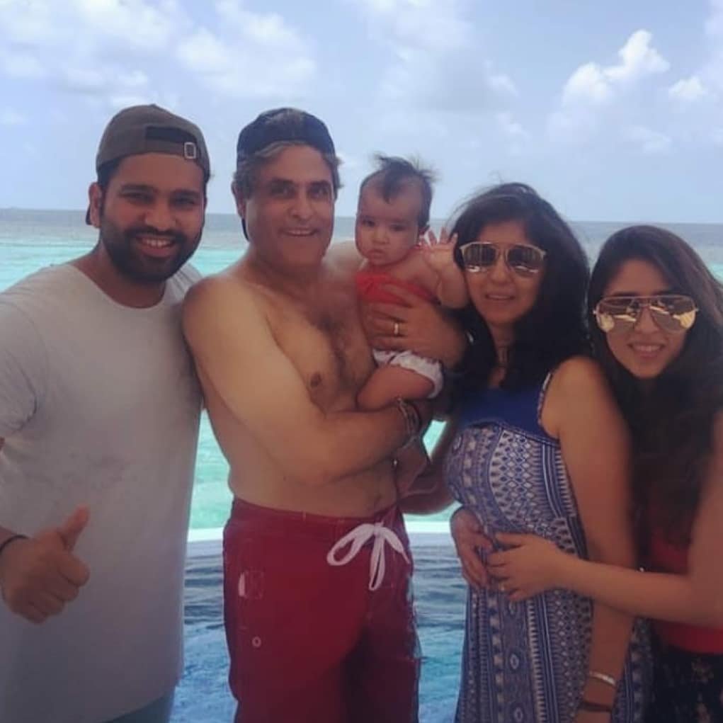 rohit sharma, rohit sharma family vacations photos, ritika sajdeh, rohit sharma wife, cricket, cricket news, world cup schedule, icc world cup 2019, icc world cup 2019 team list, icc world cup time table 2019, 2015 world cup, india world cup schedule, india match, world cup 2019 schedule india time,