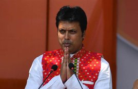 Biplab Deb, Biplab deb divorce, tripura cm, tripura cm divorce, biplab deb divorce news, biplab deb divorce rumour, social media campaign, divorce suit against biplab deb, biplab deb wife, fake news, anupam paul, facebook, tripura, north east india, state news, trending news, hindi news