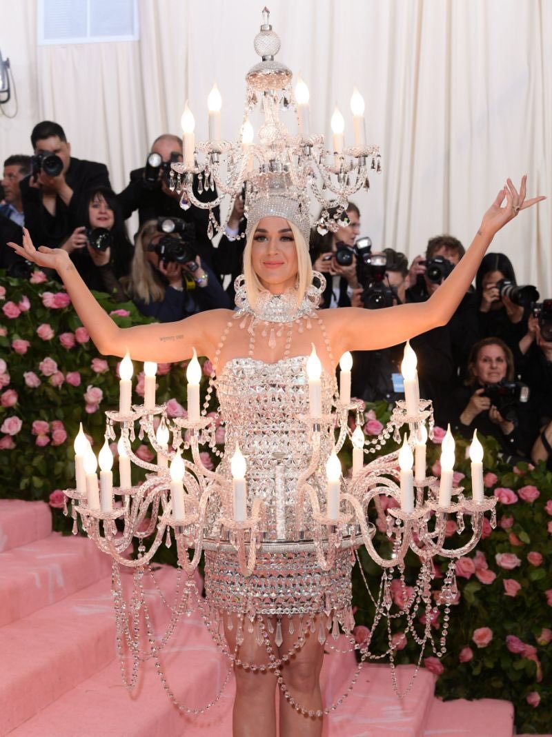 Entertainment, Celebrities, Style, News, Fashion, Katy Perry, Met Gala 2019, met gala 2019,cheeseburger,twitter, katy perry lamp dress, katy perry songs