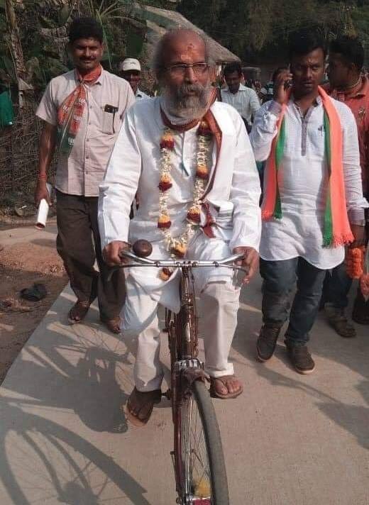 BJP News in Hindi,General Election Results 2019 News In Hindi,Lok Sabha Election 2019 News In Hindi,Narendra Modi News in Hindi, Pratap Chandra Sarangi , BJD MP, BJP, Balasore, Odisha, Narendra Modi, Biju Janata Dal, RSS"