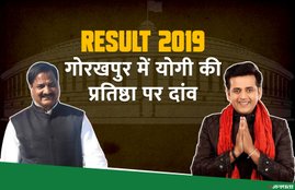 Gorakhpur UP Lok Sabha Seat Election Result 2019 Rambhual-Nishad-vs-ravi-kishan Yogi
