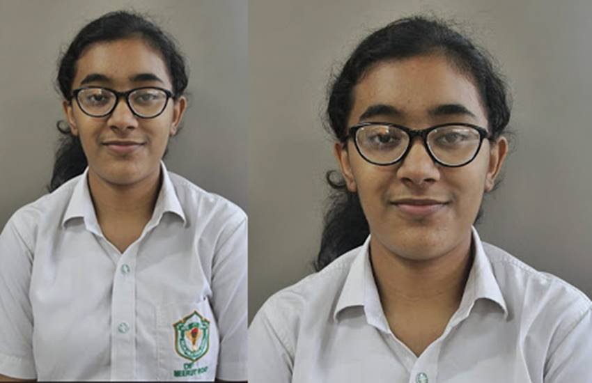 हंसिका शुक्ला CBSE 12th Result topper, फोटो सोर्स- स्थानीय