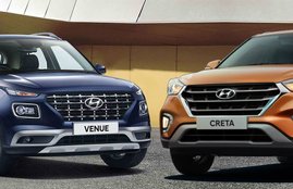 Hyundai Venue vs Hyundai Creta comparison, Hyundai Venue vs Hyundai Creta specification, Hyundai Venue vs Hyundai Creta features, Hyundai Venue vs Hyundai Creta detail