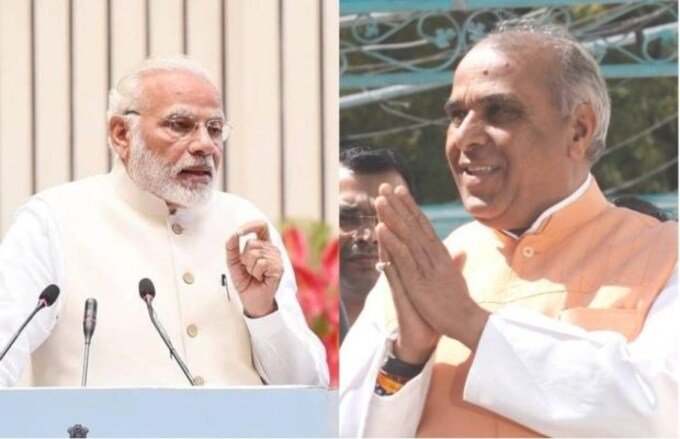 पीएम मोदी और भाजपा सांसद जगदंबिका पाल  पीएम मोदी और भाजपा सांसद जगदंबिका पाल