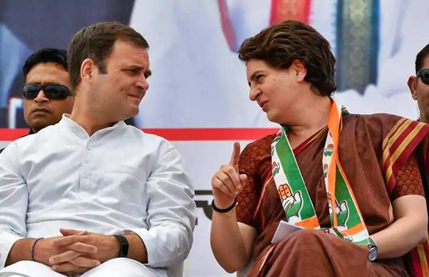 राहुल गांधी और प्रियंका गांधी, फोटो सोर्स- इंडियन एक्सप्रेस