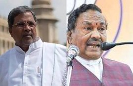 Siddaramaiah and Eshwarappa