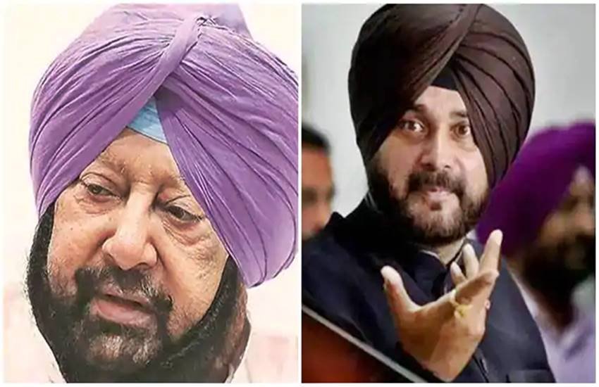 कैप्टन अमरिंदर सिंह और नवजोत सिंह सिद्धू, फोटो सोर्स- इंडियन एक्सप्रेस