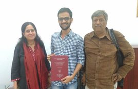 Umar Khalid, Dr.Umar Khalid, JNU, JNU Scholar, Phd Degree, Phd, Thank, Teachers, Professors, Tweet, Photo, New Delhi, JNU, State News, Trending News, India News, National News