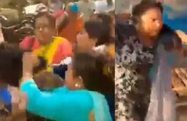 Loksabha Elections 2019, Elections 2019, Women Health Workers, Howrah Municipal Corporation, Assault, Local Leaders, BJP, BJP Naari Morcha, Jai Shri Ram, Slogan, Howrah, West Bengal, State News, Elections News, Hindi News